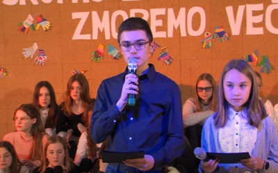 Posnetek kulturne prireditve na televiziji Vaš kanal