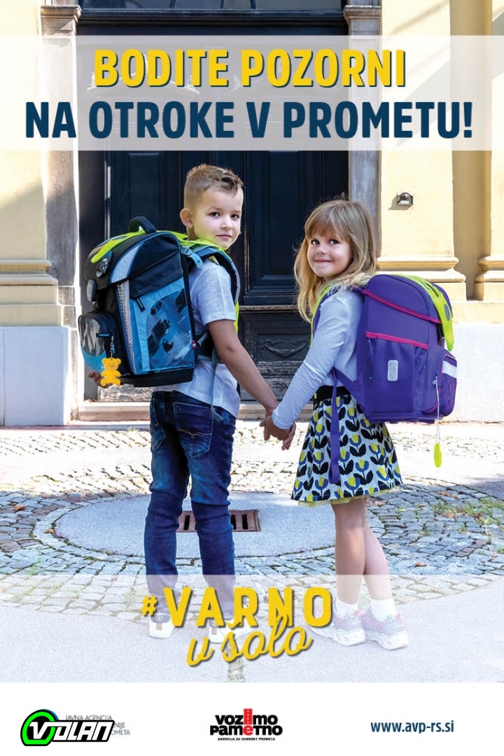 PONOVNO SE VRAČAJO OTROCI NA ŠOLSKE POTI