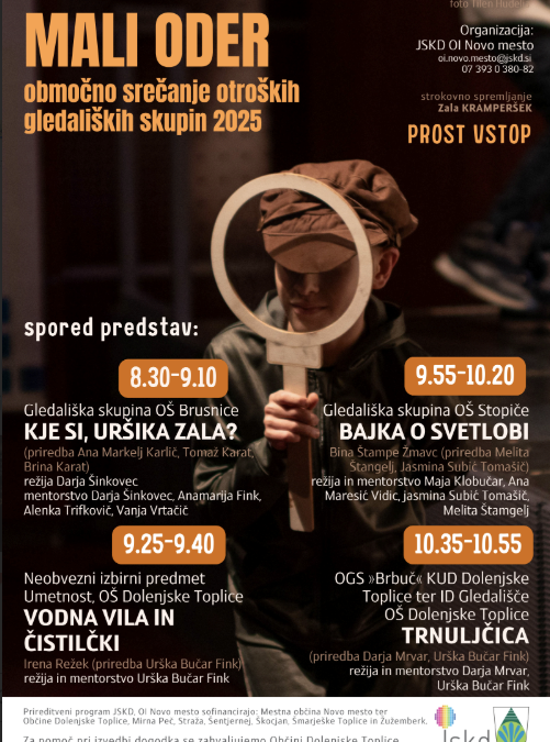 Območno srečanje otroških gledaliških skupin 2025